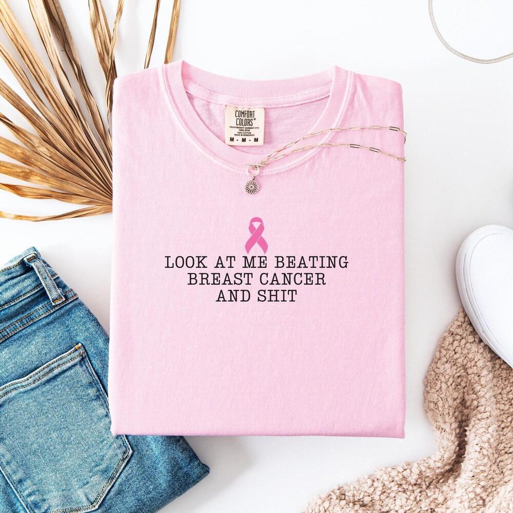 Funny  S Shirt Gift, Sarcastic Cancer Survivor Mom T-Shirt